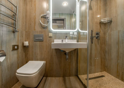 Номер «Стандарт» 1 местный 1 категории в корпусе №2 санатория «им.Горького» в г. Кисловодске - фотография