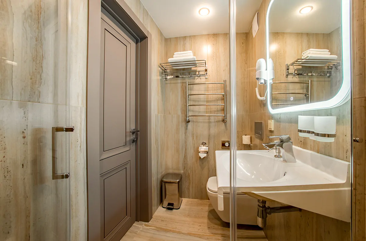 Номер «Стандарт» 1 местный 1 категории в корпусе №2 санатория «им.Горького» в г. Кисловодске - фотография