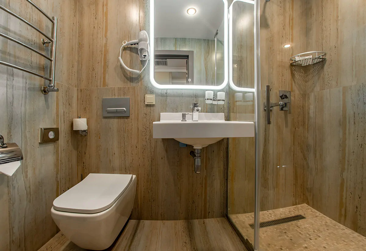 Номер «Стандарт» 1 местный 1 категории в корпусе №2 санатория «им.Горького» в г. Кисловодске - фотография